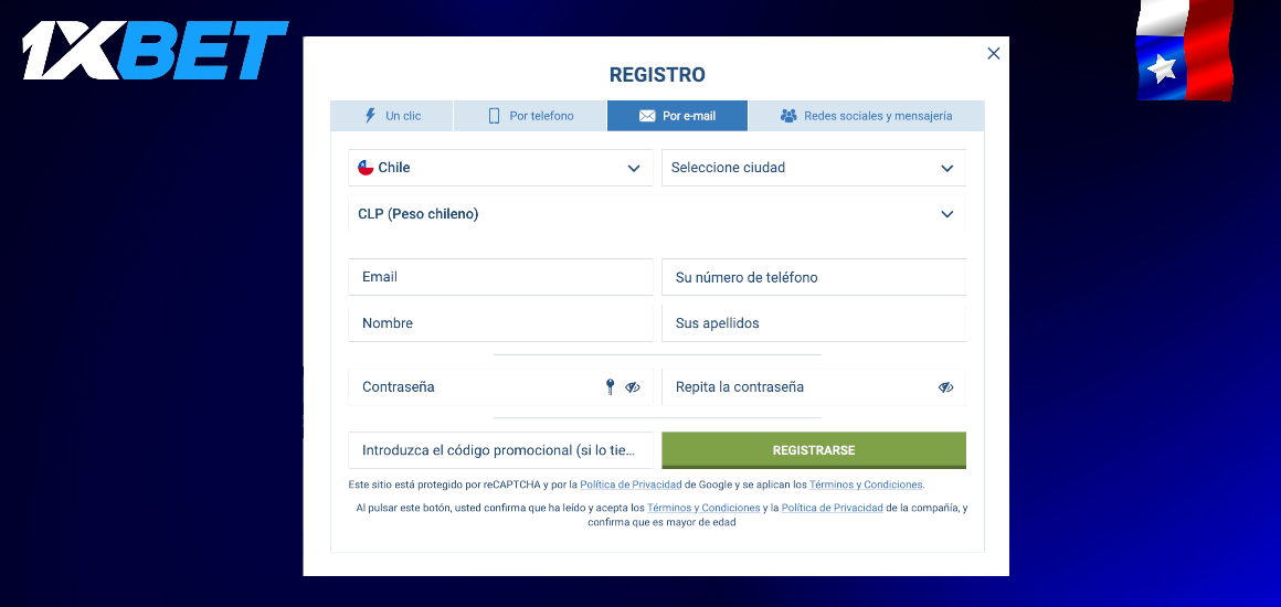 Registro por correo electronico