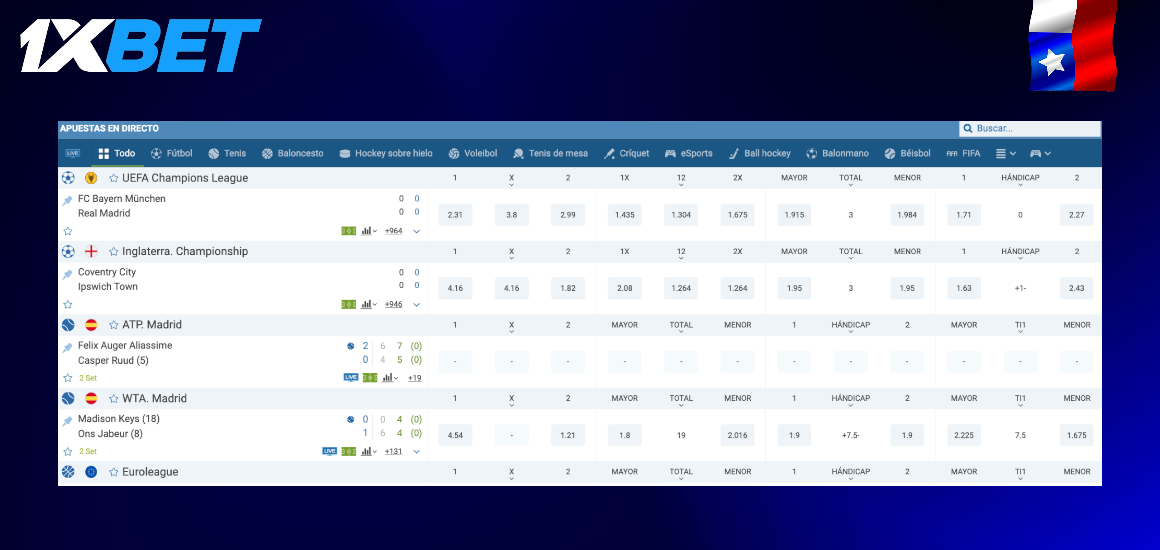 Variedades de apuestas disponibles en la plataforma de la casa de apuestas